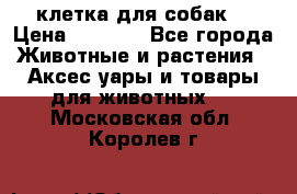 клетка для собак  › Цена ­ 3 700 - Все города Животные и растения » Аксесcуары и товары для животных   . Московская обл.,Королев г.